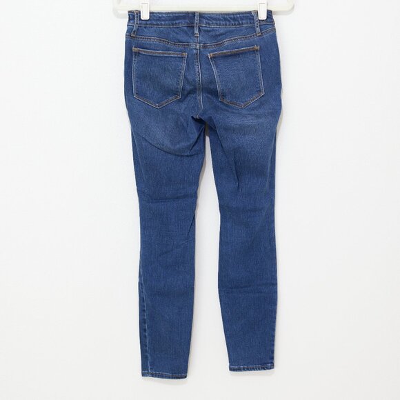 Gap Maternity Women's True Skinny Blue Denim Jeans Size 26 R - Picture 2 of 5